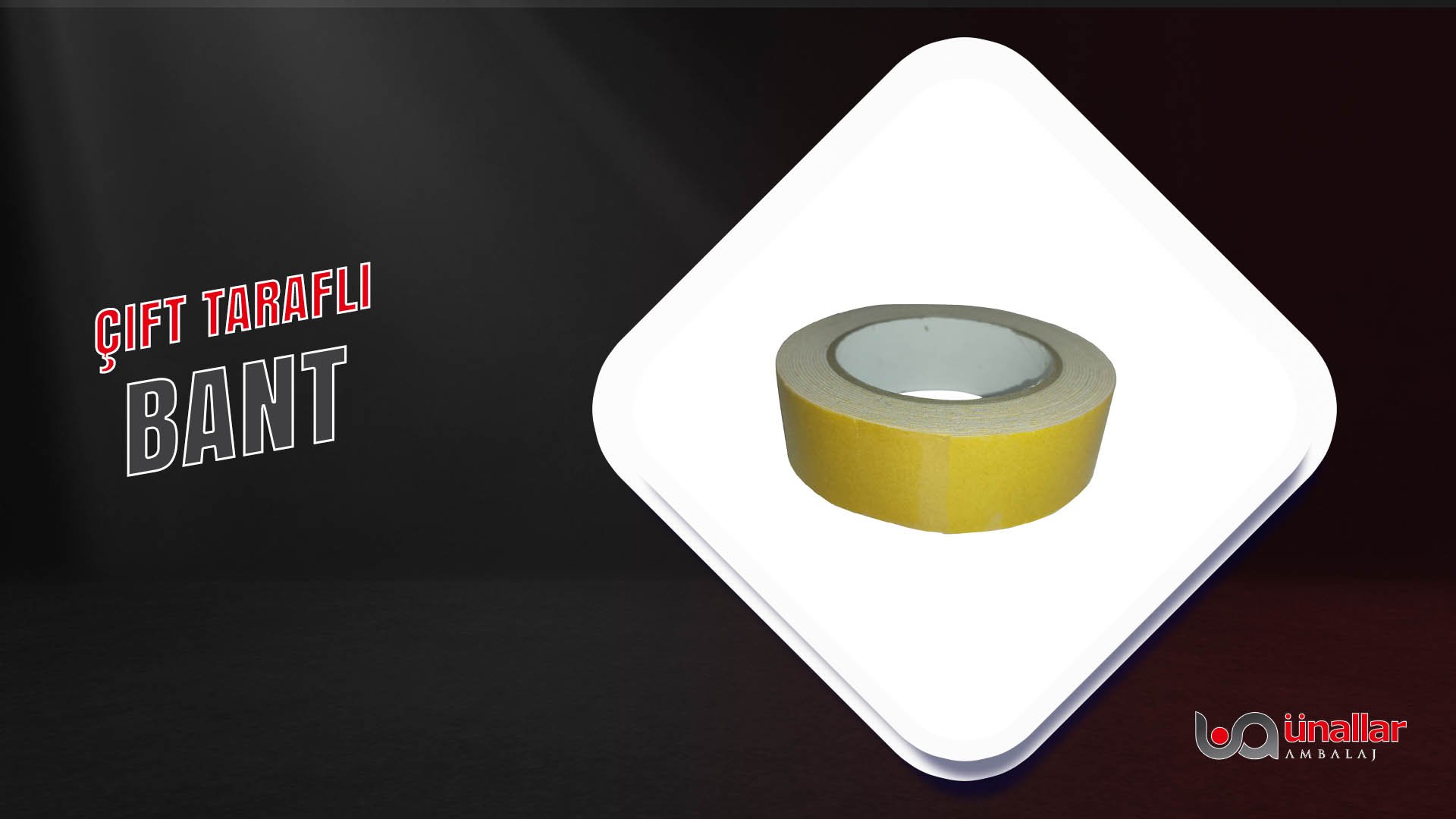 Çift Taraflı Köpük Bant 36mm x 5m